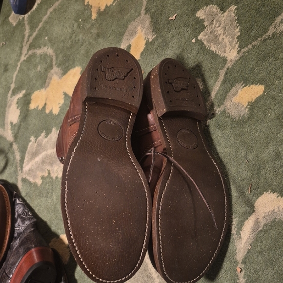 Red Wing Shoes Dark Brown Leather Boots - Picture 7 of 15